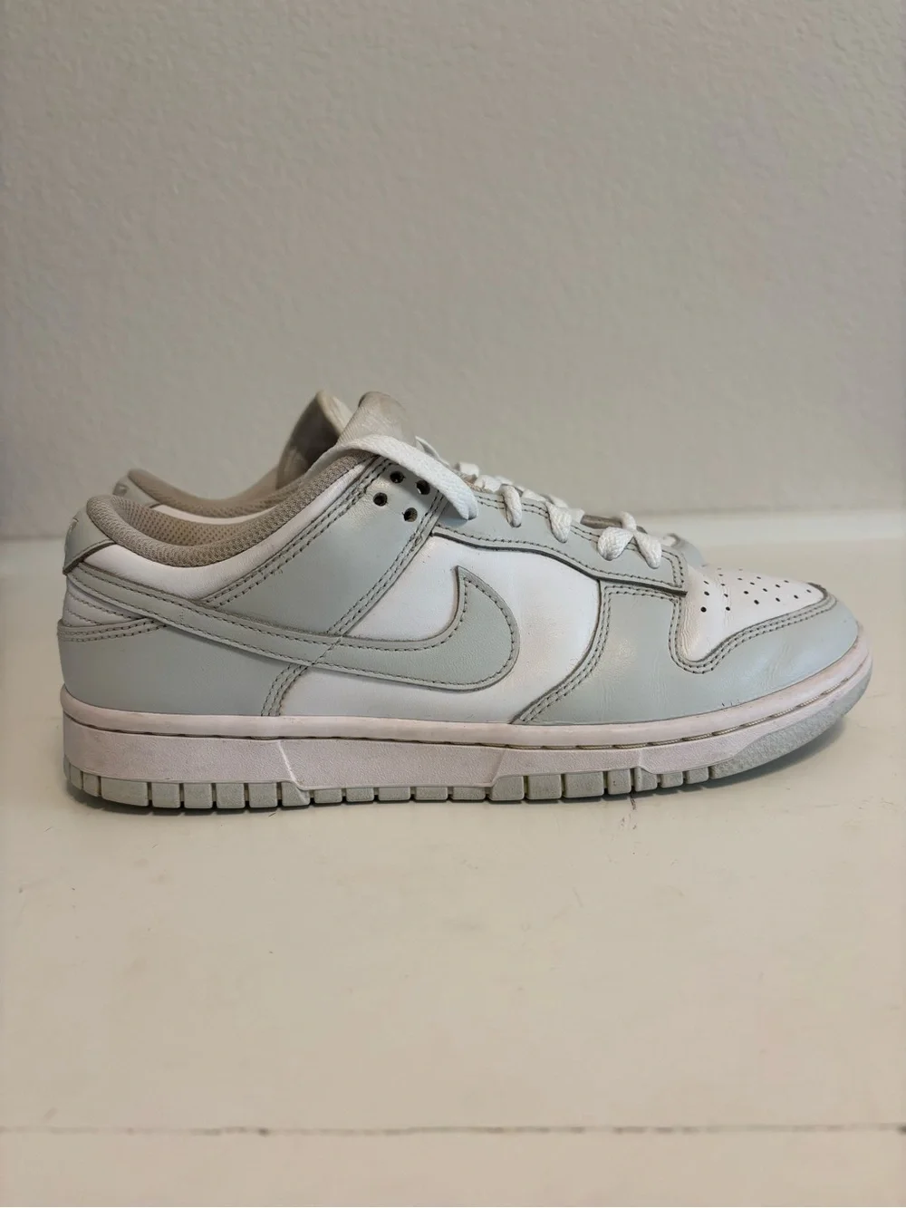 DD1503-103 Nike Dunk Low Photon Dust White Grey Fog Light Gray Women's size 8